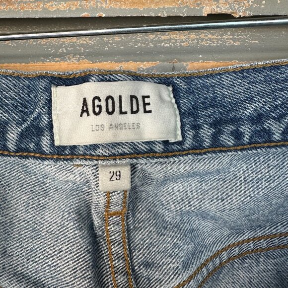 AGOLDE 90's Mid-Rise Loose Fit Jean Isolate Sz 29 - Picture 10 of 16